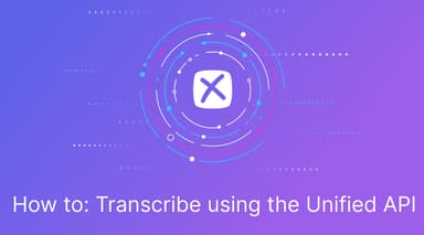 Add transcript via Unified API